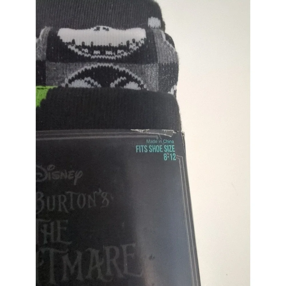 12 Crew Socks The Nightmare Before Christmas Jack Skellington Men's 8-12